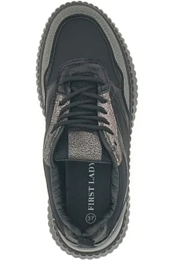 Sneakers Nere con Lacci FIRST LADY 012
