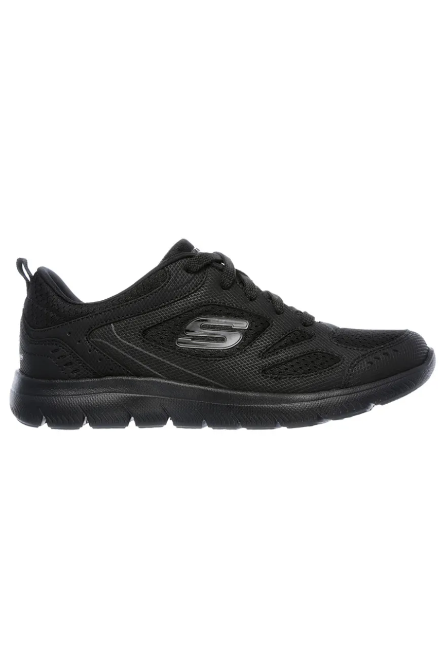 Sneakers Nere Con Memory Foam SKECHERS Summits - Suited
