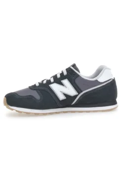 Sneakers Nere Con Pelle Scamosciata New Balance 373