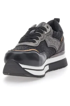 Sneakers Nere Con Platform Miss Pappalea 23011