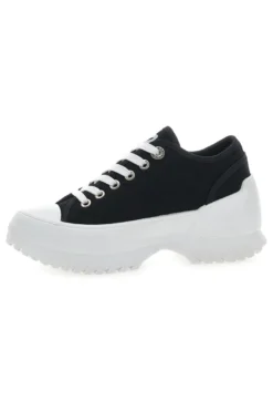 Sneakers Nere Con Suola Platform Bianca FREDDY FY7601