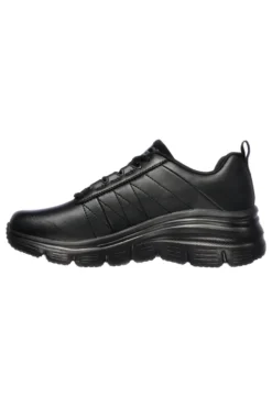 Sneakers Nere con Tomaia in Pelle Skechers Fashion Fit - Effortless