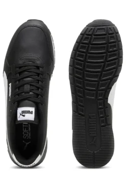 Sneakers Nere con Tomaia in Pelle PUMA ST Runner v4 L
