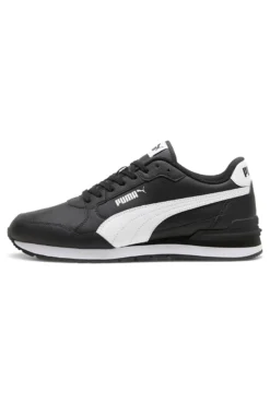 Sneakers Nere con Tomaia in Pelle PUMA ST Runner v4 L