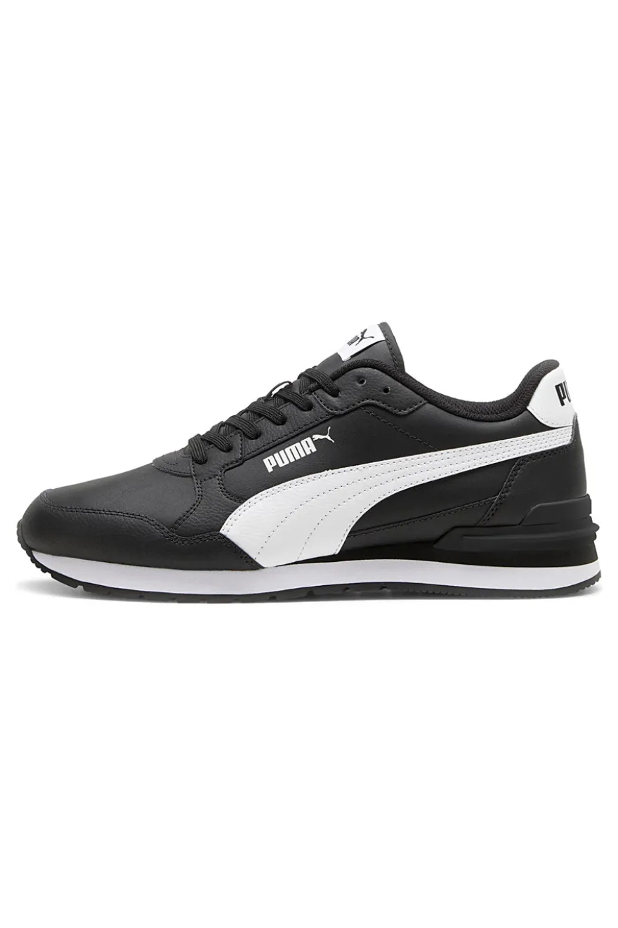 Sneakers Nere con Tomaia in Pelle PUMA ST Runner v4 L