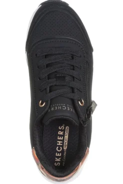 Sneakers Nere Con Zip Laterale Skechers Street Uno Gen1