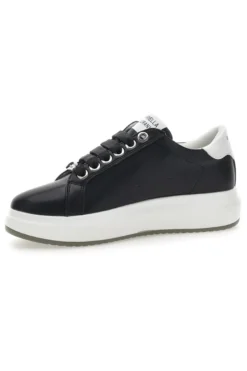 Sneakers Nere e Bianche con Cerniera Mariella Burani 51011