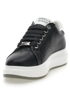 Sneakers Nere e Bianche con Cerniera Mariella Burani 51011