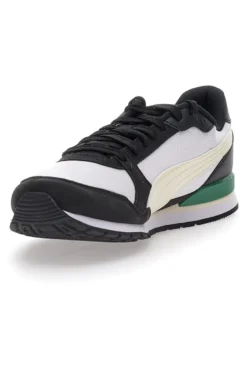 Sneakers nere e bianche con dettagli colorati Puma St Runner V3 Mesh