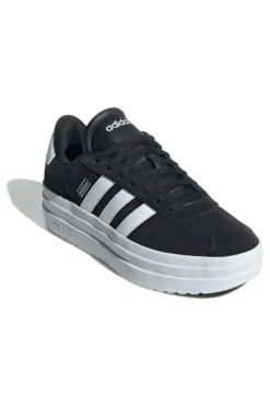 Sneakers Nere e Bianche Con Flatform Adidas VL Court Bold