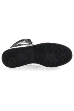 Sneakers nere e bianche mid-cut inserti a contrasto Puma Rebound V6