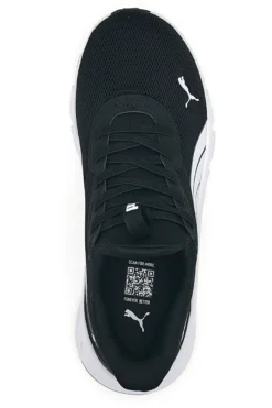Sneakers nere e bianche slip on in mesh Puma Flexfocus Lite SLIPTECH Jr