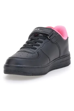 Sneakers nere e rosa con stampa colorata PITT KIDS K191562