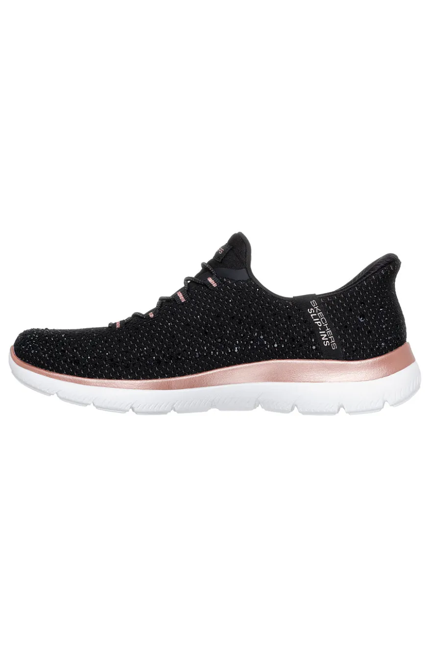 Sneakers nere glitterate con Memory Foam Skechers Summits Brilliant Shine