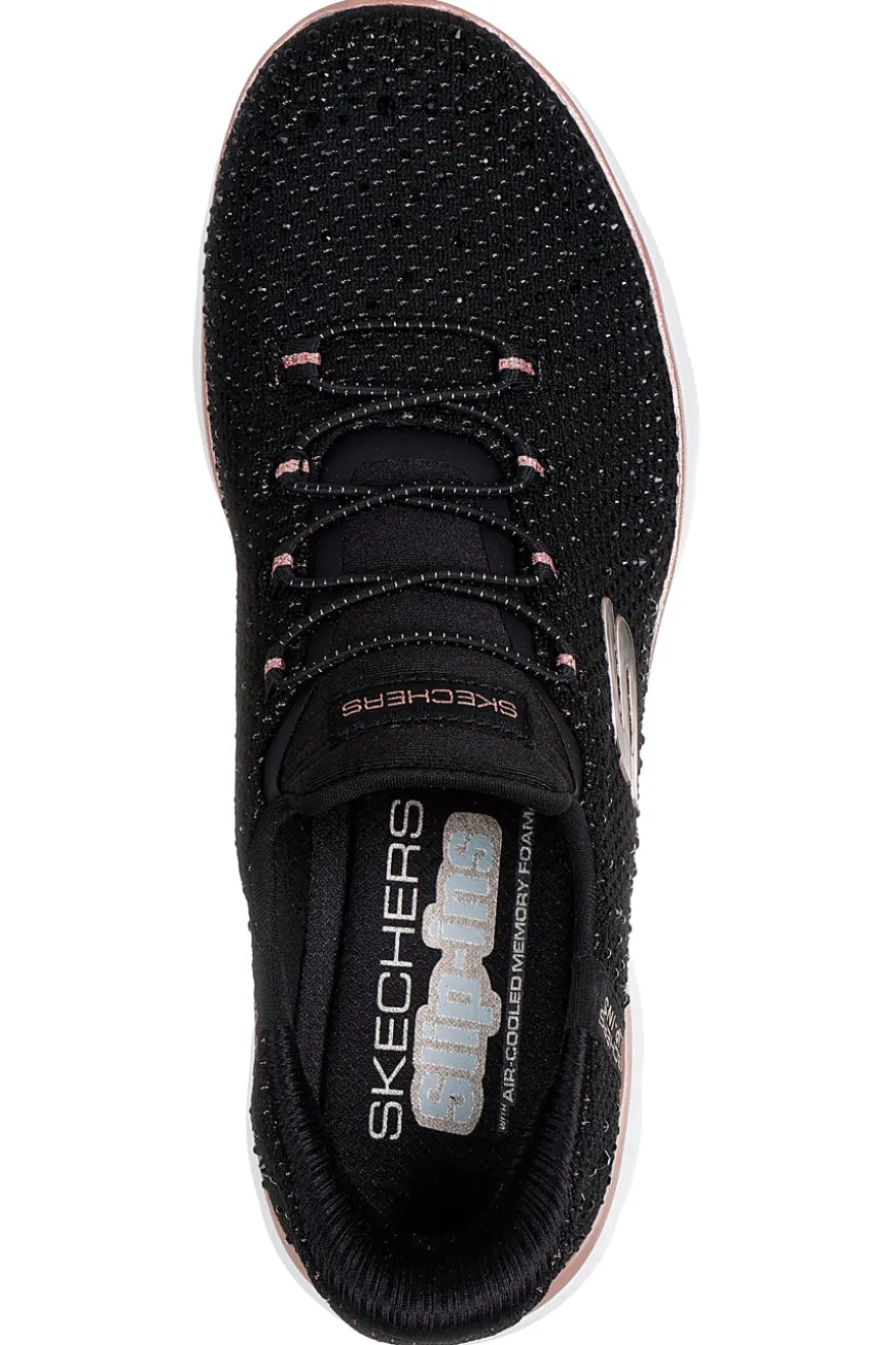Sneakers nere glitterate con Memory Foam Skechers Summits Brilliant Shine
