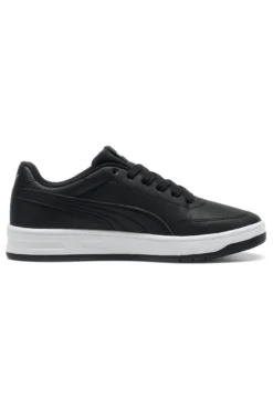 Sneakers nere in materiali sintetici con suola bicolore Puma Court Classic Clean Jr