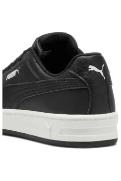 Sneakers nere in materiali sintetici con suola bicolore Puma Court Classic Clean Jr