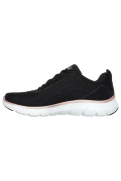 Sneakers nere in mesh con Air-Cooled Memory Foam vegan Skechers R SPORT WOMENS