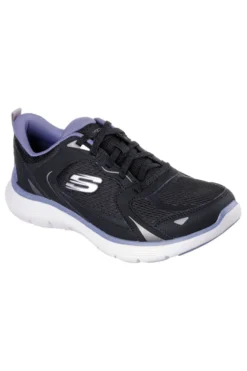 Sneakers nere in mesh con memory foam Skechers Flex Appeal 5.0 Retro Rush