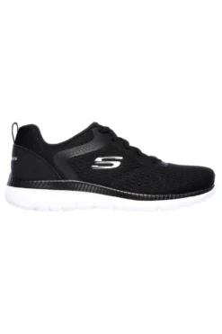 Sneakers nere in mesh con Memory Foam Skechers Bountiful Quick Path