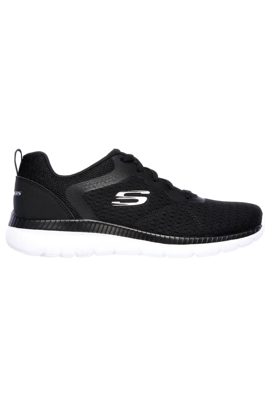 Sneakers nere in mesh con Memory Foam Skechers Bountiful Quick Path