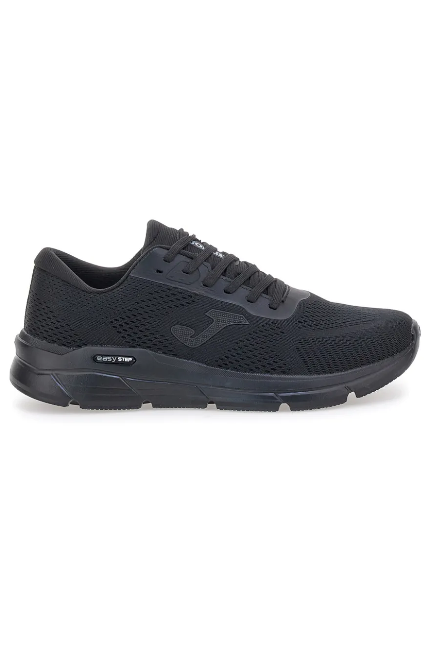 Sneakers nere in mesh con suola Easy Step Joma Degass Men 2501