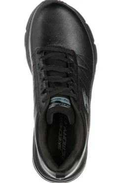 Sneakers nere in pelle con Memory Foam Skechers Fashion Fit Effortless