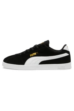 Sneakers nere in suede con logo oro Puma Club II