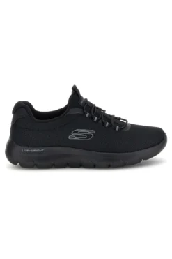 Sneakers nero con lacci e memory foam Skechers Summits Corlen