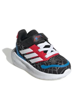 Sneakers Nero e rosso con strappo Adidas Runfalcon Spider-Man EL I