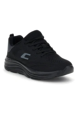 Sneakers nero in tessuto con suoletta Memory System Canguro CA298
