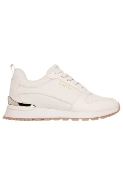 Sneakers off white con dettagli gold e suola alta Skechers Runway Classy Gal Womens