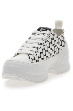 Sneakers Platform Bianche Freddy 7582