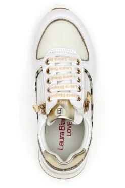 Sneakers Platform Laura Biagiotti 8481 Panna