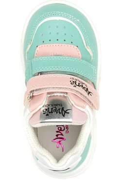 Sneakers Primi Passi Averis 4201 Verdi e Rosa