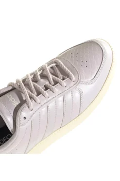 Sneakers rosa cipria effetto pelle con suola rialzata Adidas Breaknet Sleek