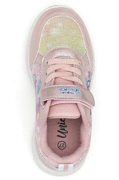 Sneakers Rosa con Brillantini e Stampa UNICORNO S8010119T