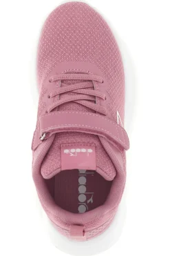 Sneakers rosa con chiusura a strappo Diadora Evo Run Ps