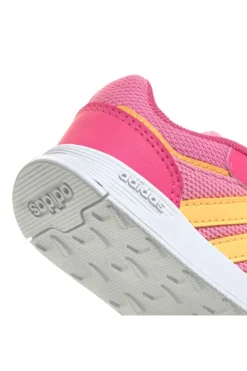 Sneakers rosa con dettagli gialli e suola in gomma Adidas VS Pace 2.0 CF I