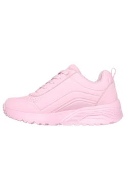 Sneakers rosa con zip laterale e platform Skechers Uno Lite Easy Zip