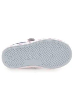 Sneakers rosa e blu con cuore Pitt kids PK2469A