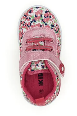 Sneakers rosa fantasia multicolor primi passi Pitt kids PK1394A
