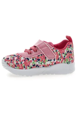 Sneakers rosa fantasia multicolor primi passi Pitt kids PK1394A