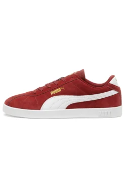 Sneakers rosse con logo bianco Puma Club II