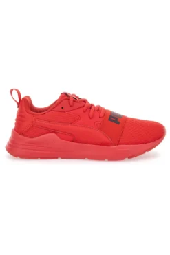 Sneakers Rosse Con Tomaia In Mesh Puma Wired Run Pure Jr