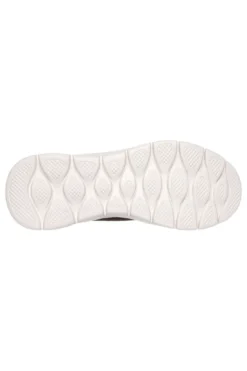Sneakers slip ins marrone in mesh Skechers Go walk flex hands up