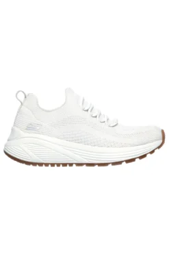Sneakers Slip-On Bianche con Tomaia a Calzino Skechers BOBS Sport Sparrow 2.0 - Allegiance Crew