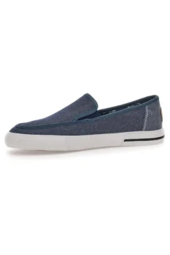 Sneakers Slip-On Blu in Tela Goodyear 41037