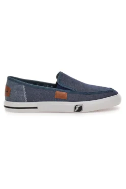 Sneakers Slip-On Blu in Tela Goodyear 41037