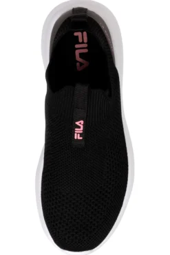 Sneakers Slip On Nere con dettagli Rosa FILA SPITFIRE